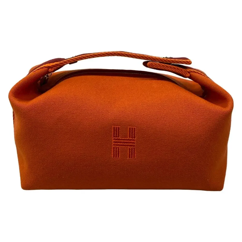Hermès Handbag Orange Bordeaux